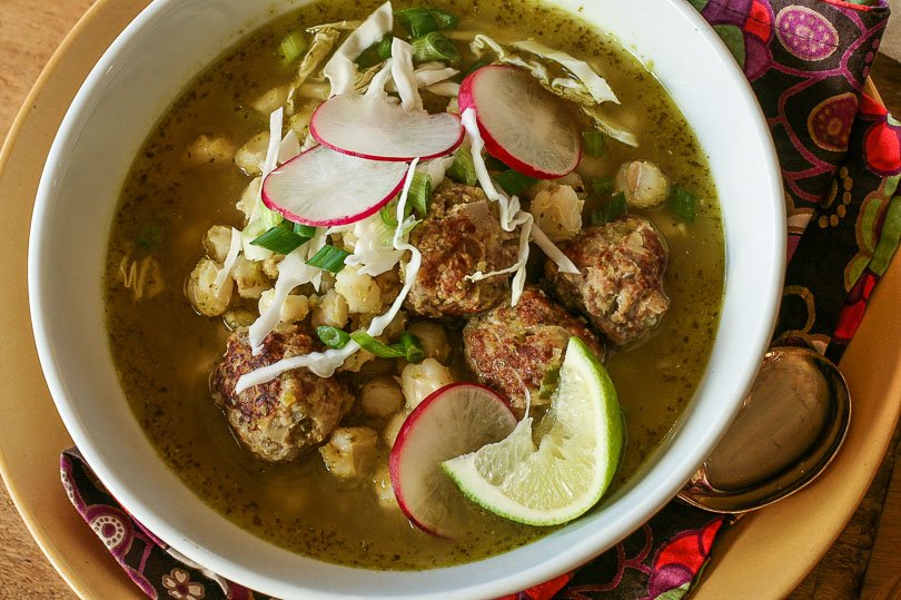 tenKsnacks's tweet photo. It's too cold to venture out, so stay in and make some Green Pork and Hominy Soup! https://t.co/tAGQx9FLEr #eatlocal #pork #meatballs #hominy #greenchile #soupfordinner https://t.co/woJoo3MJX2