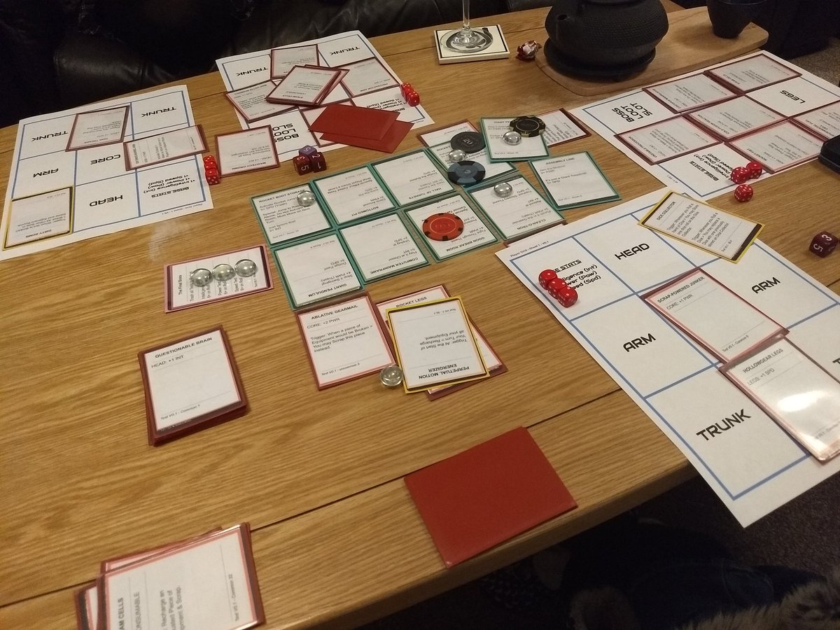 digisprite's tweet photo. Another awesome and successful night of playtesting! Version 2 tweaks to print up this week for the next session #indiedev #indiegame #gamedev #cardgamedev #tabletopdev https://t.co/Rti0e3irfG
