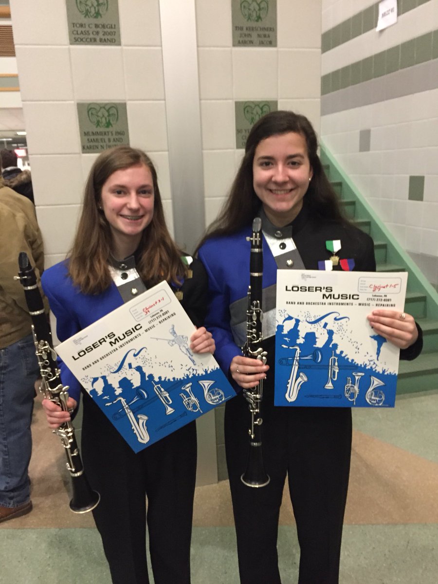 cedarcrestband's tweet photo. Congrats to RachelB and EmilyC for making @PMEAstate REGION 5 Band! Festival at Middletown HS in Feb! #greatkids #greatplayers #ProudFalconDad #levelup https://t.co/Erb6i56iEh