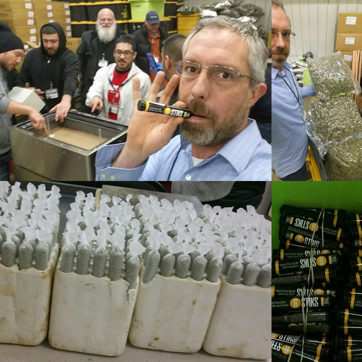 theTalkingHedge's tweet photo. Picture Me Rollin!

@StmCanna automating the joint rolling process at @GFarmaLabs
#Cannabis #Joint #preroll #spliff #blunt #cone #roach #jay https://t.co/xJDcE5BlJW