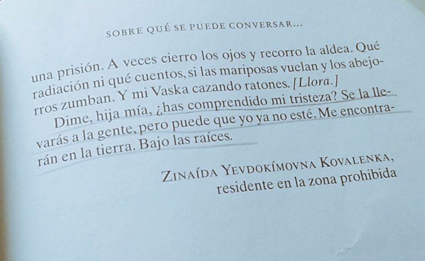 EscritorasMundo's tweet photo. "Voces De Chernóbil" - Svetlana Alexiévich https://t.co/ULrL8T0CFc