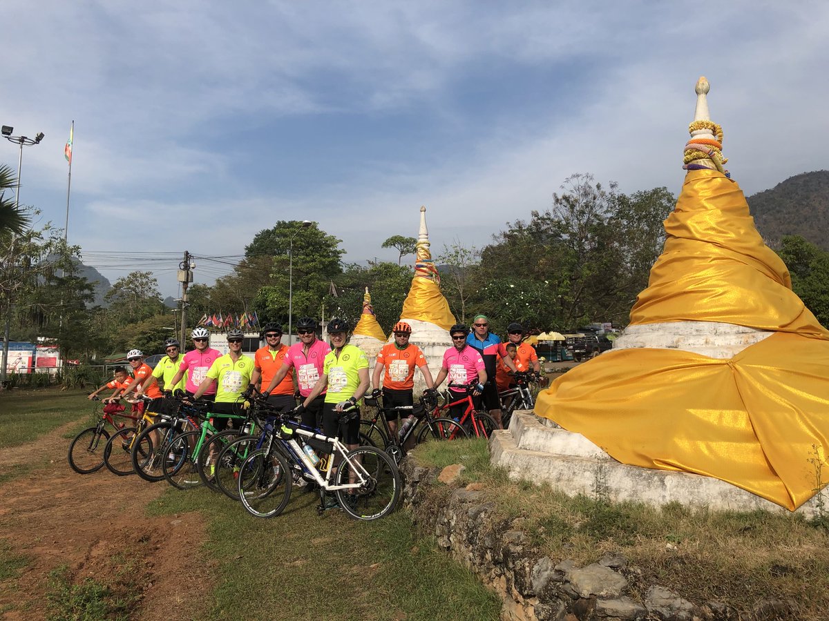 BKK3PC's tweet photo. We made it. We completed #3PagodasChallenge!!! No injury. Everyone is safe and awesome. https://t.co/NUYI1jJyIY https://t.co/V5zD10K13d
