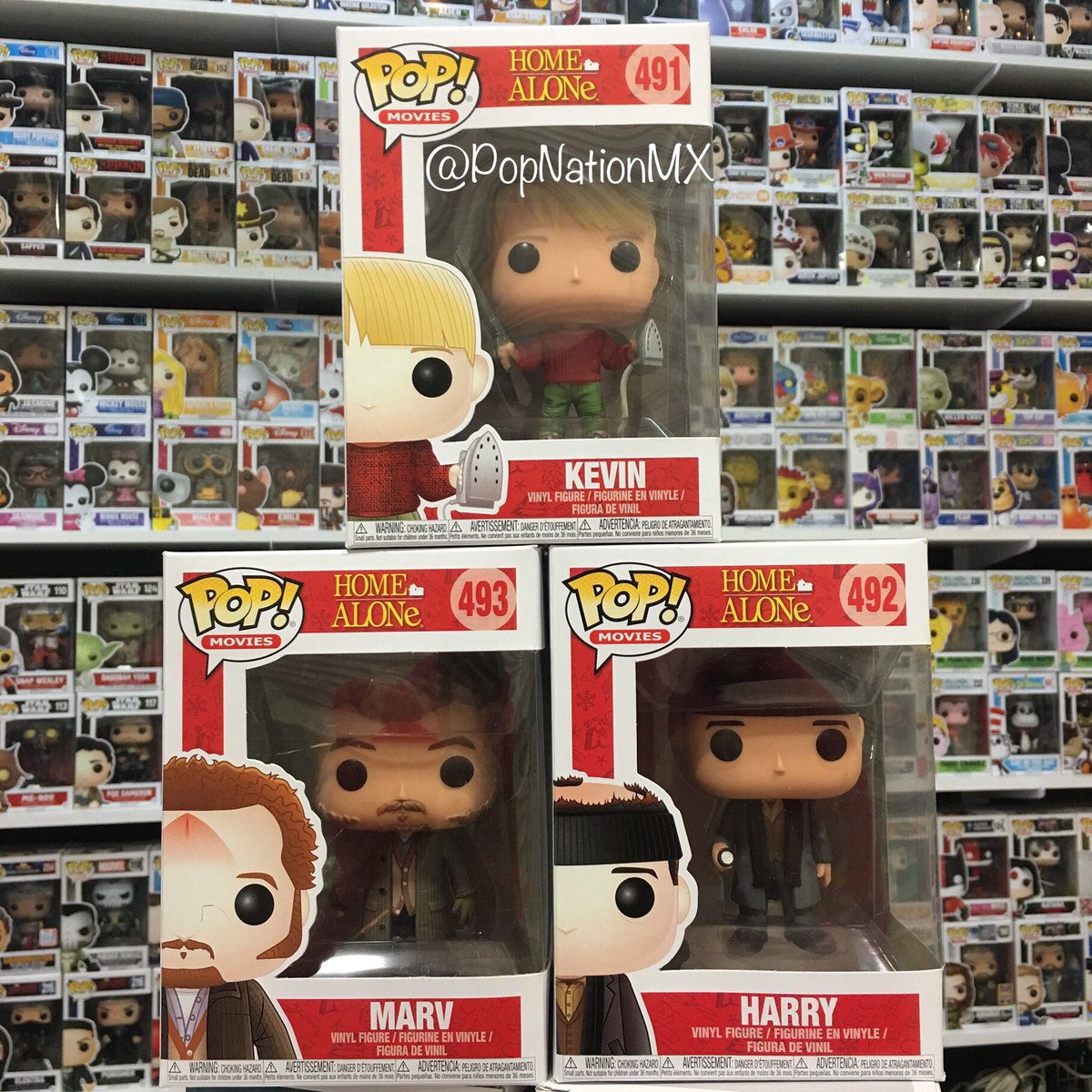PopNationMX's tweet photo. Kevin, Marv y Harry #HomeAlone #Peliculas #Movies #Funko #FunkoPop #PopNationMX #BazarLomasVerdes https://t.co/WT4fi3SqhR