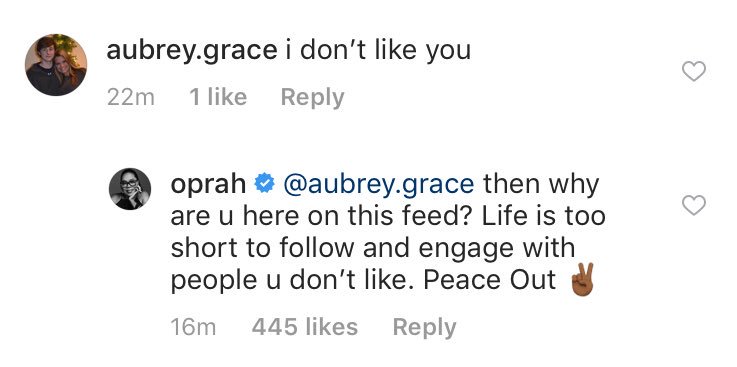 amiekiehn's tweet photo. Oprah is 2018 me 👏👏👏 https://t.co/7B0wlSRNs8