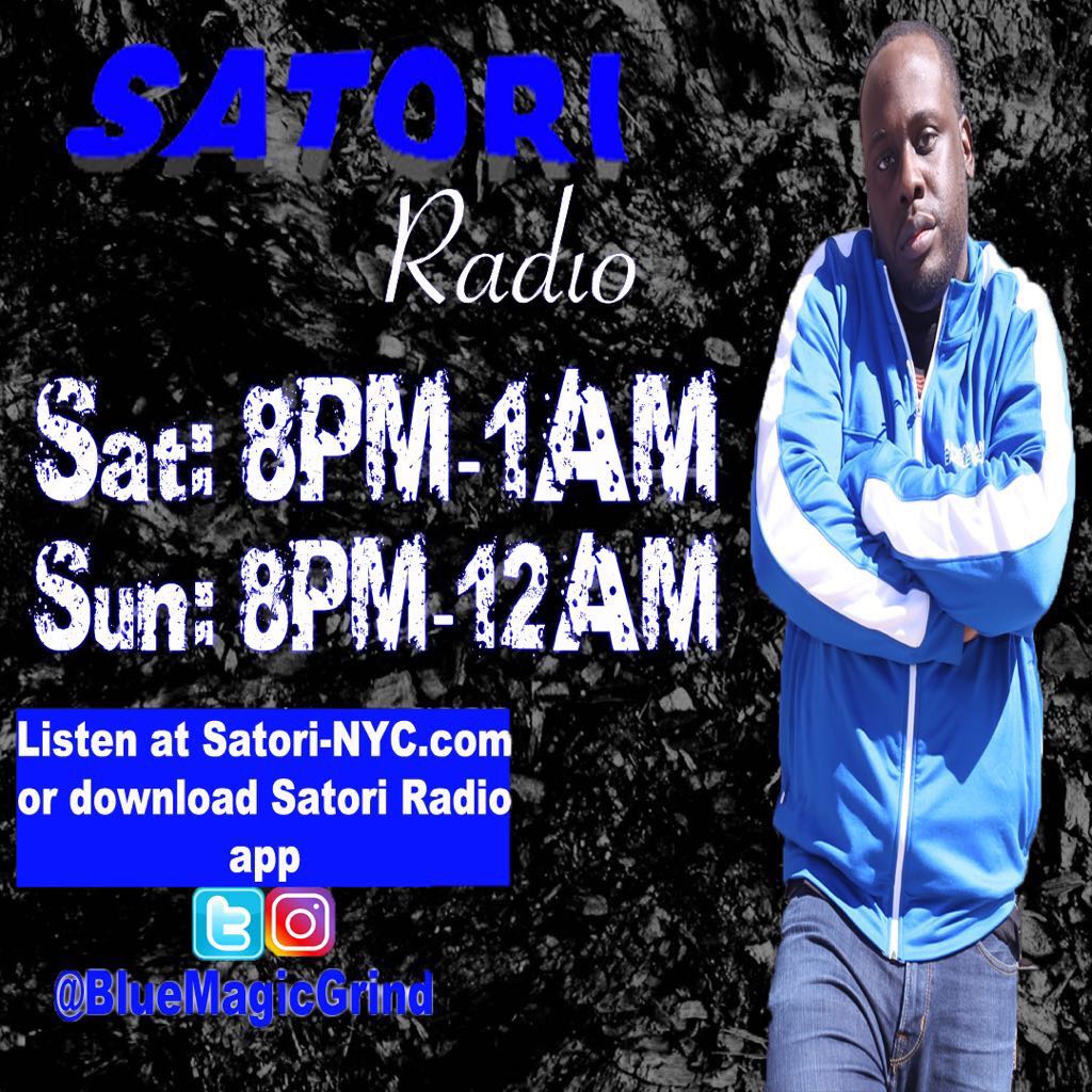 bluemagicgrind's tweet photo. In less than an hour Iโll be rocking on @nycsatori Radio till 1am. Iโll be playing @wale #TheWeekendRemix also playing @kherkcobain tonight and Kompa to kick off my show. https://t.co/aPbbiEI9tN
