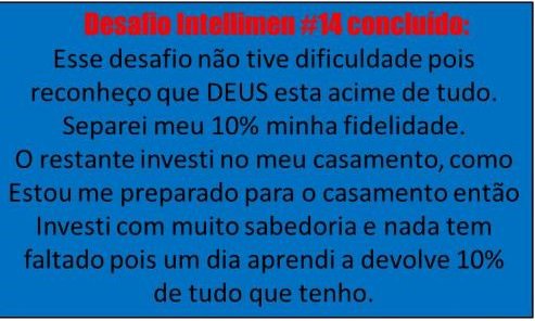 IurdJadson's tweet photo. @Intellimen27 @IurdJadson  #desafiointellemen14:  10% nossa primícias ao criador de tudo. https://t.co/bjJgoGG2Hs