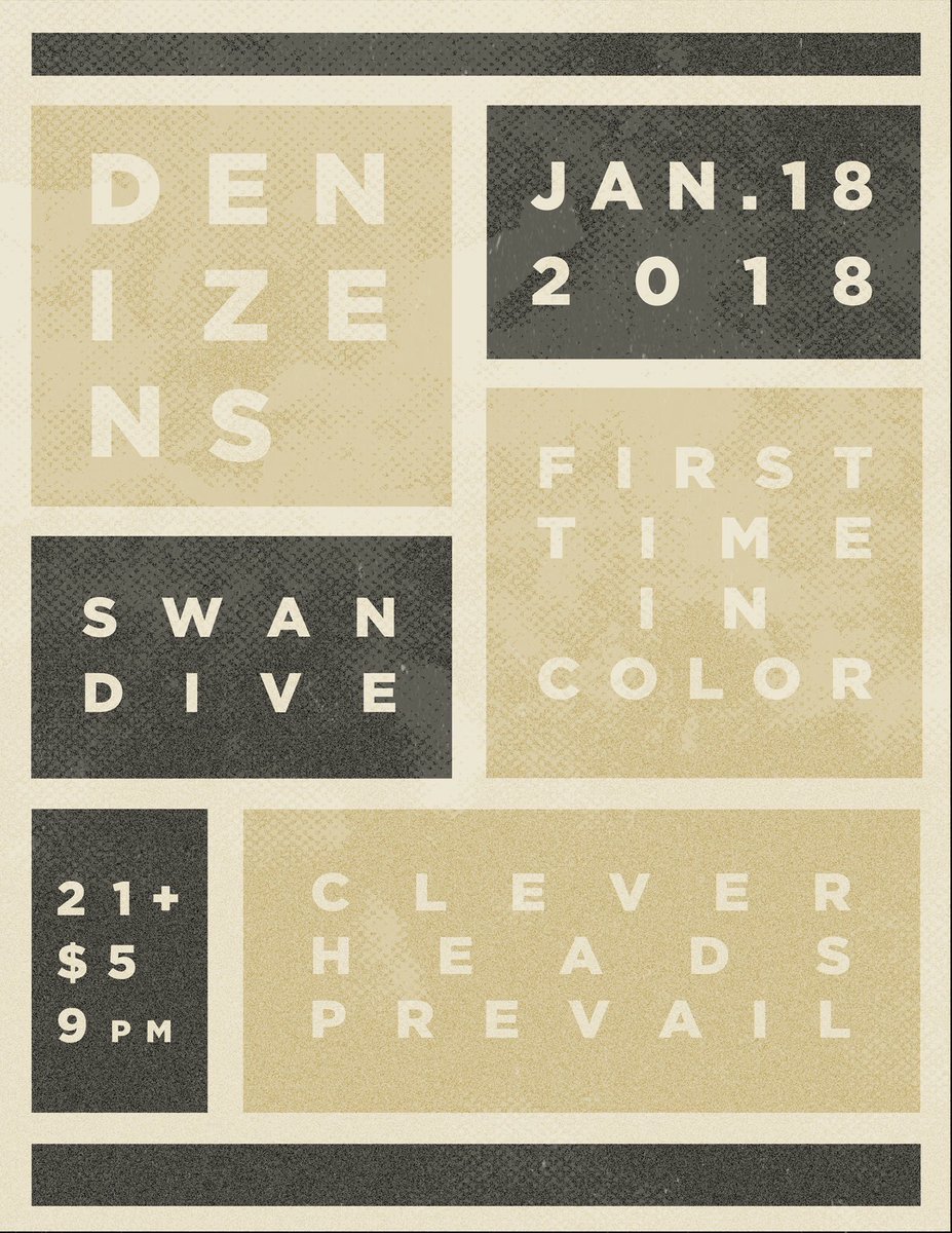 1stTimeInColor's tweet image. Hitting @swandiveaustin next week with our boys Denizens and Clever Heads Prevail! Come dance with us 🌚