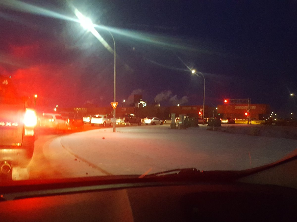 gwensmithx's tweet photo. Seriously why do we have trains going THROUGH the damn city??? And why always at busy times.. #waytogoyeg #shitdesign #yegtrains #yeg #yegtraffic https://t.co/EIjPpBklI4