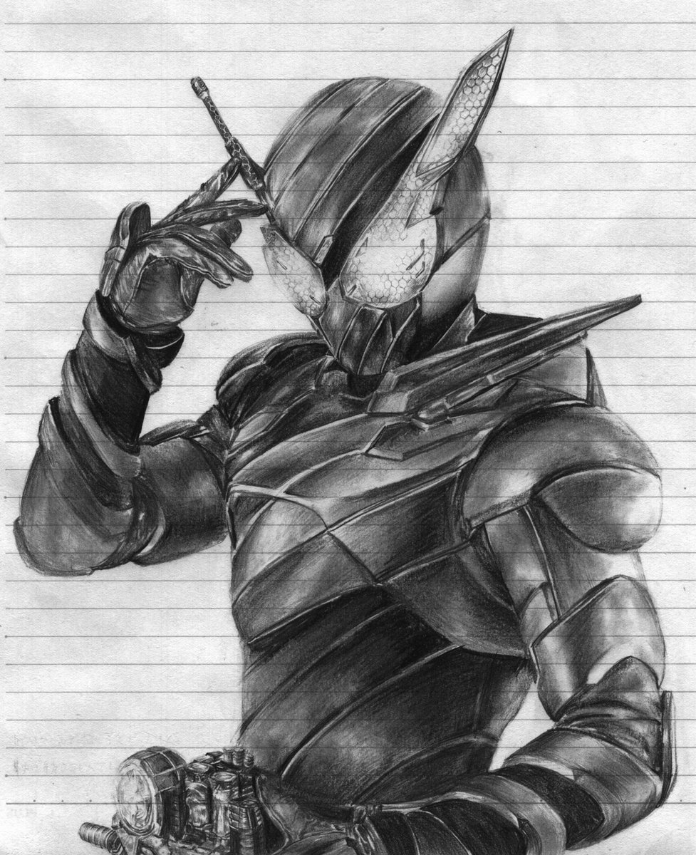 偽装する 線 豚 仮面ライダーイラスト 鉛筆 Ske48 3d Jp