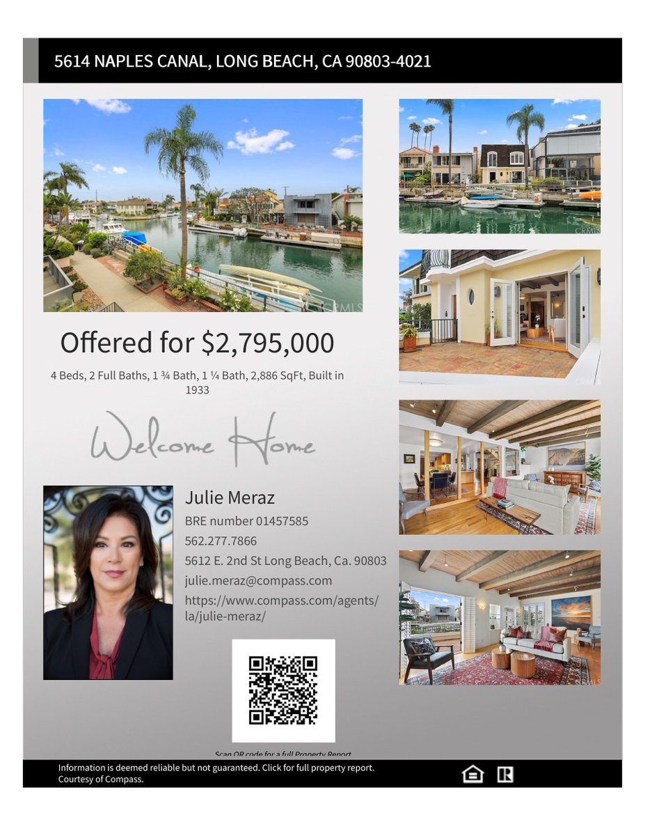 juools's tweet image. OPEN HOUSE - SUNDAY JAN 14TH 12:00-3:00
Treasure Island home! 5614 Naples Canal Long Beach.
4 BEDS / 3 BATHS /  2,886 SQ. FT / 
This open waterfront home front includes a 30 foot boat slip in the most desirable area of the canals.
MOTIVATED SELLER!! COME BY AND TAKE A LOOK!