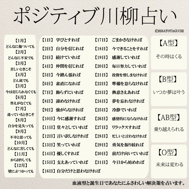 もっと人生は楽しくなる 重版 累計55万部突破 ポジティブ川柳占い 自分にふさわしい解決策がわかります ポジティブ占い ポジティブ 占い