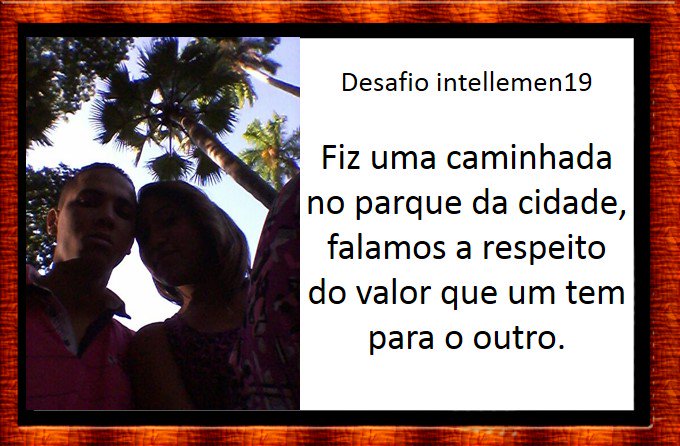 IurdJadson's tweet photo. @Intellimen27  @IurdJadson #desafiointellemen19: Um dia que ficou marco pode sai para caminhar com minha linda esposa. https://t.co/hZX5aTShtO
