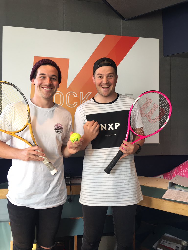 #KYRGIOSONKROCK!!! Help us get the legend on our humble radio show for 1 question!! 📻🎾🎧🎤 #tennis #australianopen #champion #kyrgiosonkrock #winner #7tennis