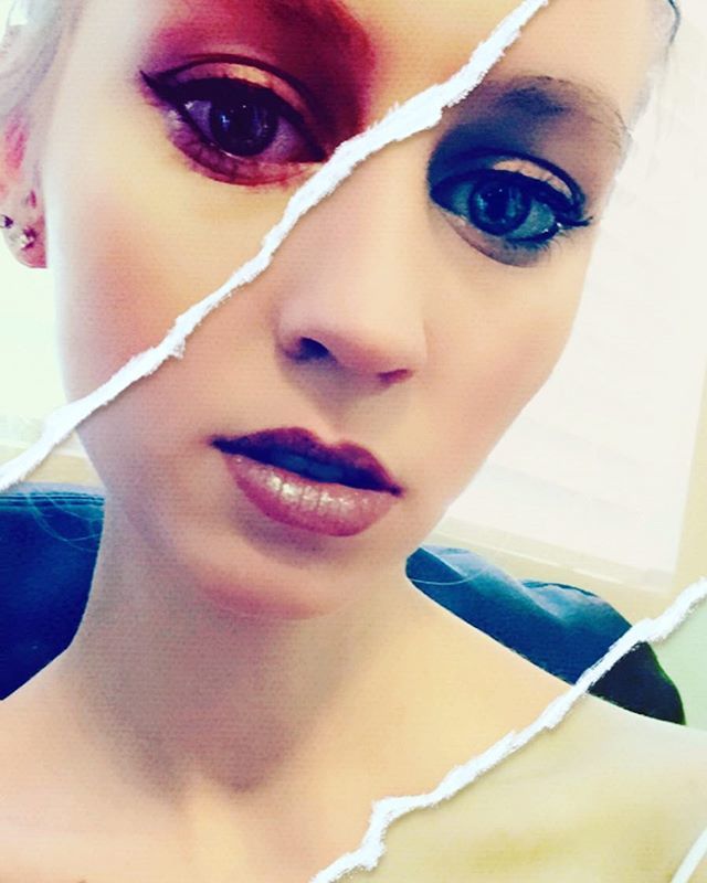 unsigned_art's tweet photo. Was playing with some Snapchat filters and I liked how this turned out with how I did my makeup today XD https://t.co/am5ozyeWvm