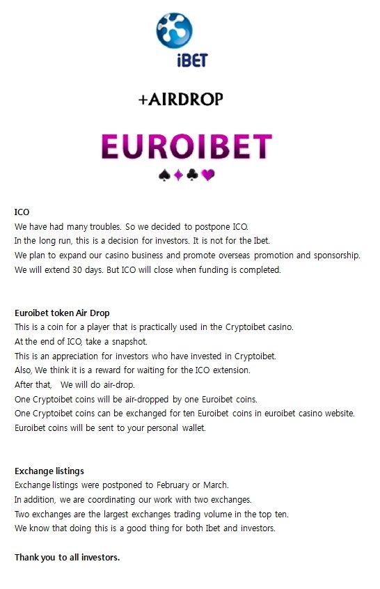 CryptoIBet's tweet image. Announcement

Thank you to all investors.