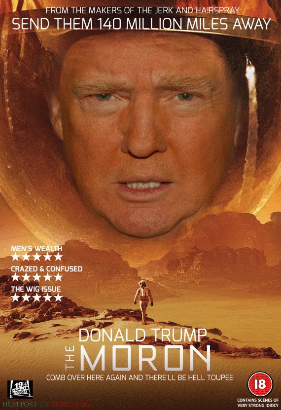 Manntaray63's tweet photo. #WhenIGetToMars I will finally be somewhere that I don't have to hear or see the #IdiotInChief 
DAMN... https://t.co/oae48Fxzyh