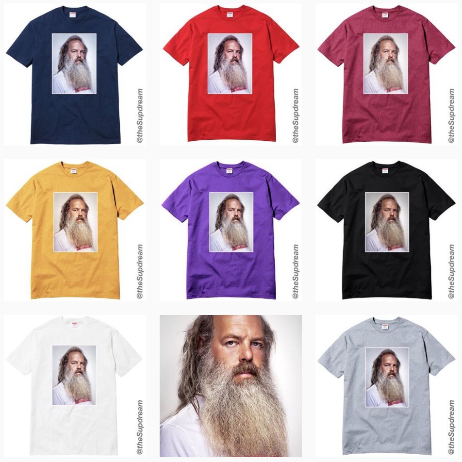 Godmeetsfashion Supreme 18ssのフォトtシャツはデフ ジャム レコードの創始者 Rick Rubin リック ルービン か Via Dropsbyjay T Co L3lvwvho シュプリーム T Co Mgn9nxhvmj Twitter