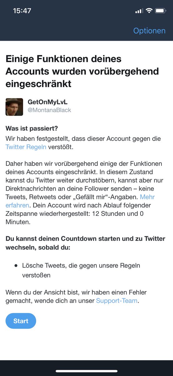 MontanaBlack's tweet photo. Danke dafür Twitter :) https://t.co/b1Wsujpmzk