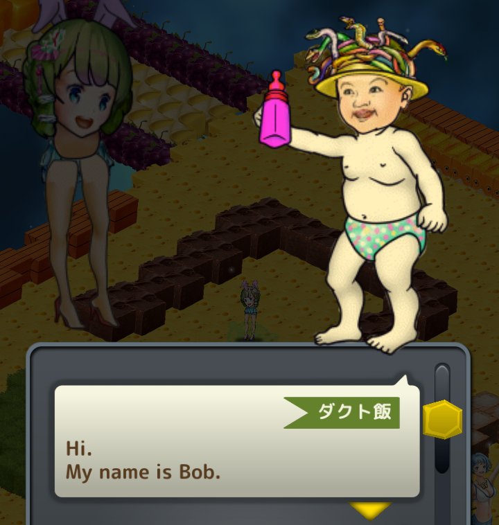Claris_NPC's tweet photo. ｢Hi. My name is Bob.｣ https://t.co/e16evodBwt