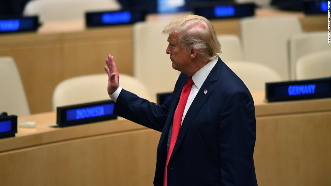 Resultado de imagem para trump at the united nations