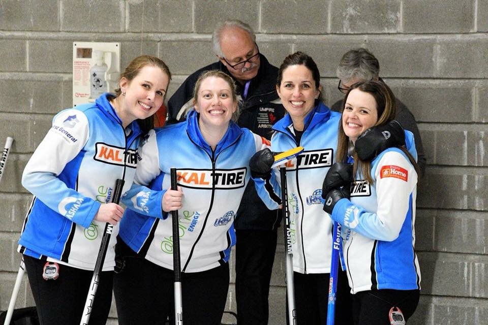 TeamNorthernON's tweet image. SCOTTIES | Who wouldn’t be smiling like this right about now! Tracy Fleury, Crystal Webster, Jennifer Wylie, Jenna Enge, &amp;amp; Amanda Gates are your 2018 #TeamNorthernOntario Scotties champions!!! They’ll be traveling to Penticton,
BC Jan 27 - Feb 4. #curling #fearthemoose #STOH2018