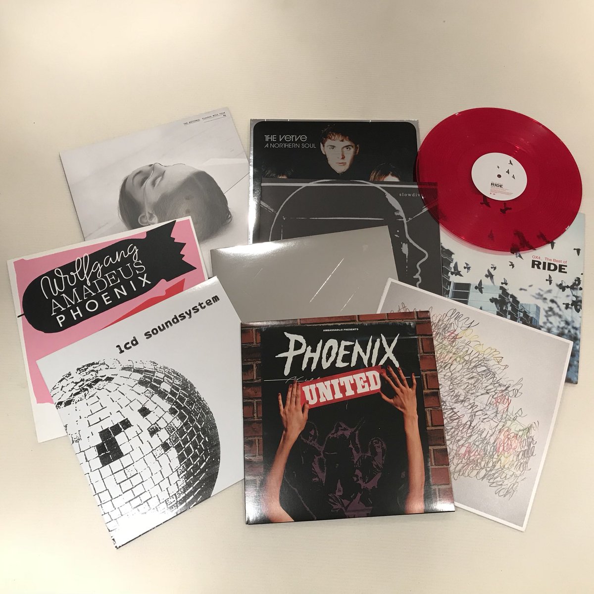 Tonight. Basement dance party with <a href="/phoenixrallygal/">Allison 💫</a> and the vibes of <a href="/TheNational/">The National</a> <a href="/wearephoenix/">Phoenix</a> <a href="/slowdiveband/">Slowdive</a> <a href="/lcdsoundsystem/">lcdsoundsystem</a> <a href="/rideox4/">RIDE</a> <a href="/genuineverve/">The Verve</a> @the_xx