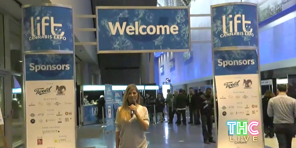 THCLiveTV's tweet photo. Watch #THCLive @ #LiftExpo - Day 1 here: https://t.co/EemHmca5Xk . Nikita Graham + guest host @JeremySzafron chat with industry experts from across the continent. Another info-packed day tomorrow! @liftcannabis @greenscenepod @TweedInc @rambridgegrows #Vancouver @VanConventions https://t.co/v6CCzMd3ZY