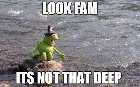 // People seriously need to chill. //