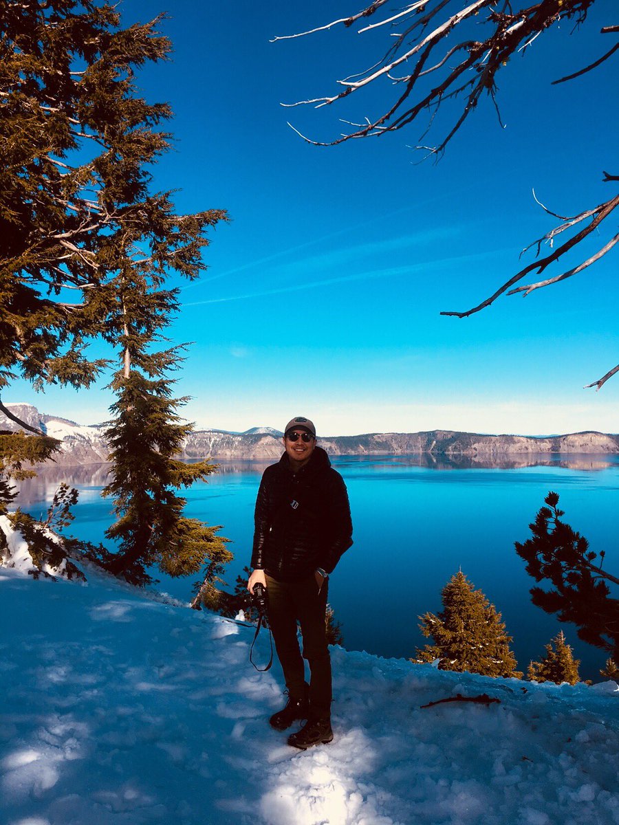 canoecanoa's tweet photo. We traveled to a resort in central oregon, hiked and explored Crater Lake, drove through at least a dozen different national parks and national forests, and tonight we’ll be watching Spoon perform in Eugene, OR. This weekend is perfect. ❤️❤️❤️ https://t.co/uOHZTwjjNt
