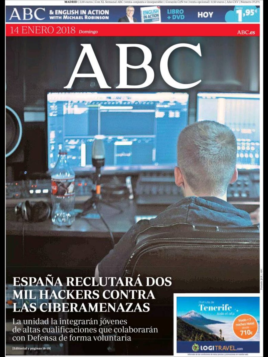 elbicharraco's tweet image. Pues esperemos que no fichen al de la foto, porque no sé yo qué tal se hackea con una mesa de mezclas, el Sony Vegas y un protools en un estudio de audio. Lo de ABC es todo tan Mortadelo y Filemón...