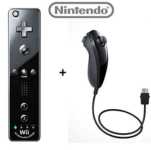 bigstoresale's tweet photo. #videogamestop Official Nintendo Wii/Wii U Remote Plus Controller and Nunchuk Nunchuck Combo Bundle Set [Black] (Bulk Packaging) from Nintendo: Right here at Video Gamestop we store amazing gaming merchandise, such as Official Nintendo… https://t.co/DFpunZ7ONL #amazonstore https://t.co/PusQ94z4Sx