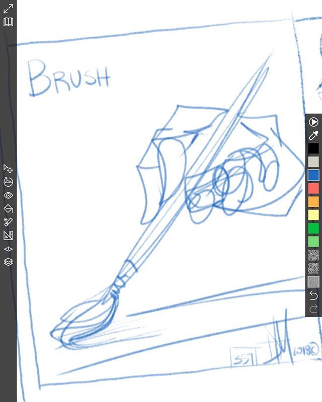 drawdaily2017's tweet photo. “Brush” 357/365 #DrawDaily2017Challenge w @SketchableApp @Microsoft @Surface Pro 4 
Complete Digital Drawing series at @DrawDaily2017 by @DeltaTangoMike 
#GetYourWeightUp #ExerciseYourPassion 
#iLikeToDraw #ArtLifeAllDay #artrepreneur #artlifemeetsartbiz… https://t.co/XtZyqGQEGD https://t.co/KeOu8dml1n