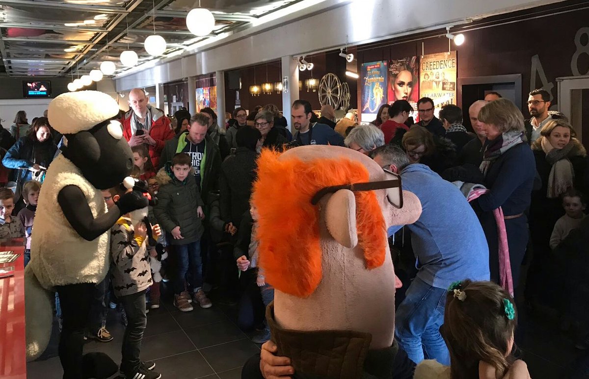 ShaunTheater's tweet image. First sold out show today in Belgium! @shaunthesheep