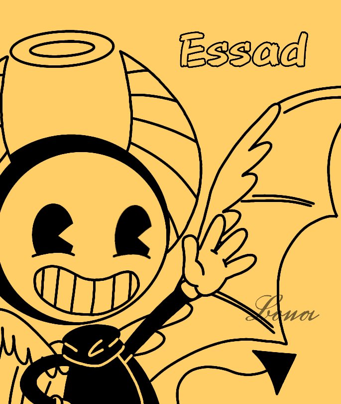 Classssic4's tweet photo. Mi propio personaje de Bendy :v
Essad El Demonio-Angel
#Bendy_and_the_ink_machine https://t.co/Pyct53Q4xj