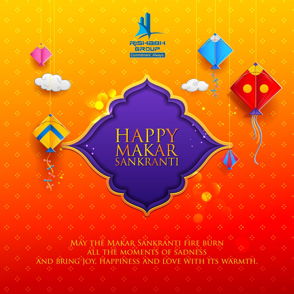 rishabh_group's tweet photo. May the season bring prosperity and love. Greetings on #MakarSankranti https://t.co/POBGSog7TA