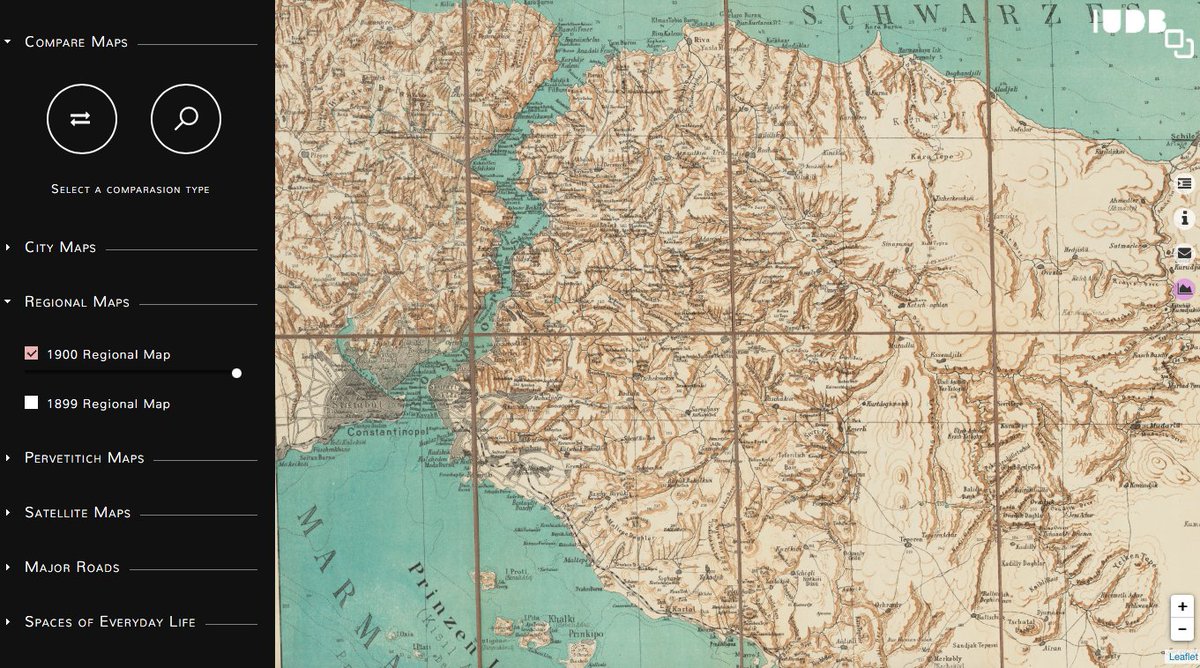 IstanbulDB's tweet photo. A new layer is added to the Istanbul Urban Database! Now you can view 'Regional Maps' from 1899 and 1900. https://t.co/ZM5oKZpzY9