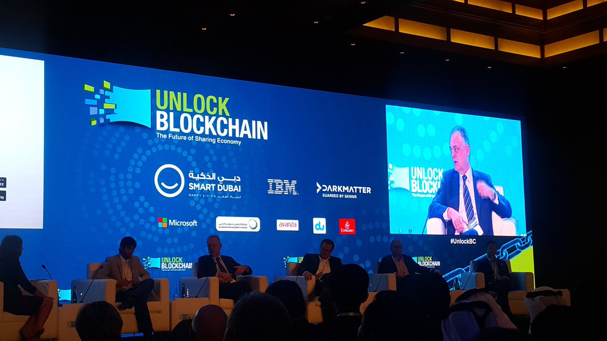 SangitaSri's tweet photo. #unblockBC Panel w @obussmann @drkablan
#JamesWallis
#Ralf Glabischnig
#Jehan_Chu
On Digital Assets, #cryptocurrency, #ICO #sustainability, Regulations, Trend reversals, Consolidation of business logic, using #blockchain #innovation technology #Dubai #SmartGov https://t.co/jOZn9SkL1P