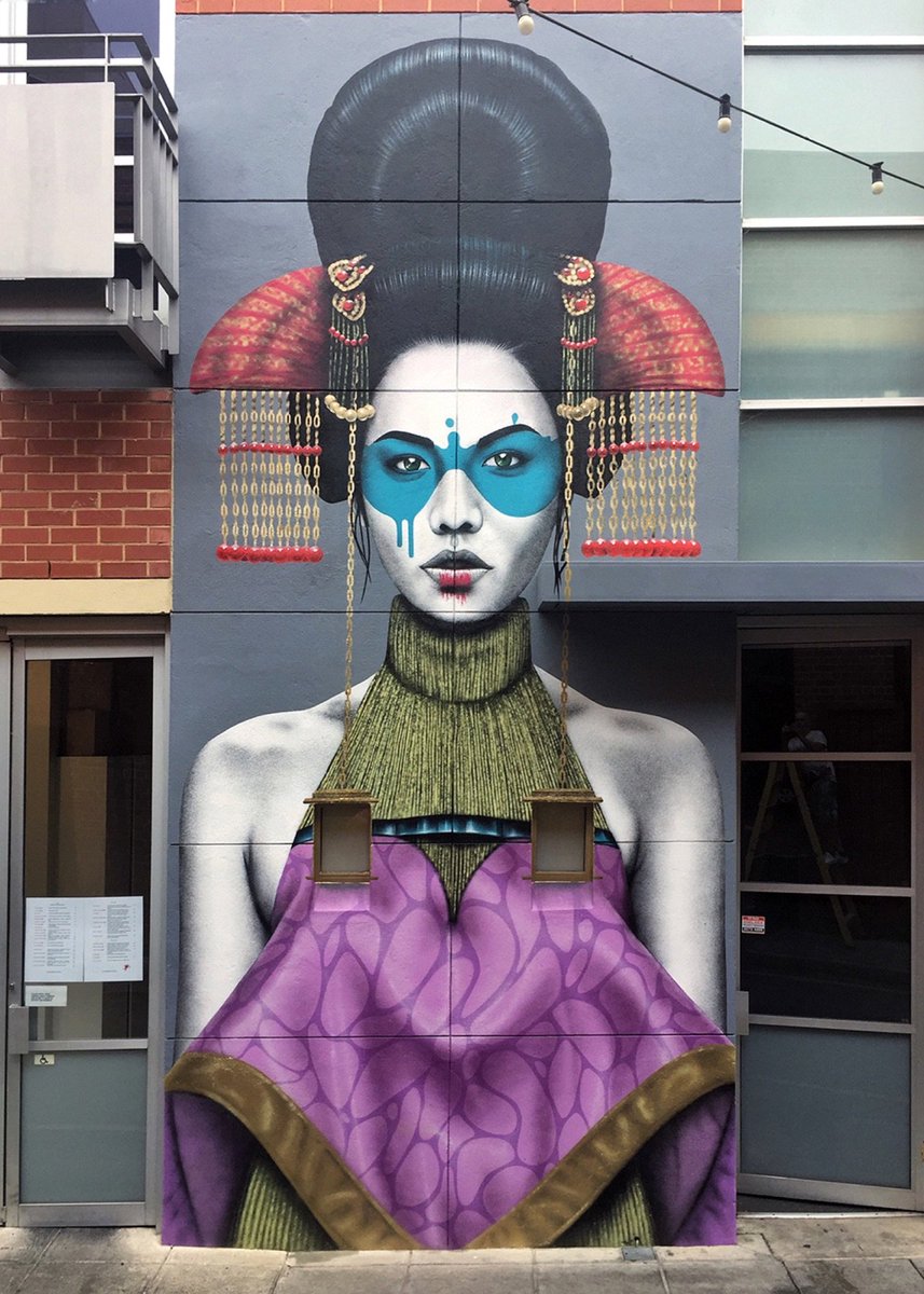 “Zaluuokhin” by Fin DAC in Adelaide #streetart <a href="/findac/">Fin DAC</a> streetartnews.net/2018/01/zaluuo…