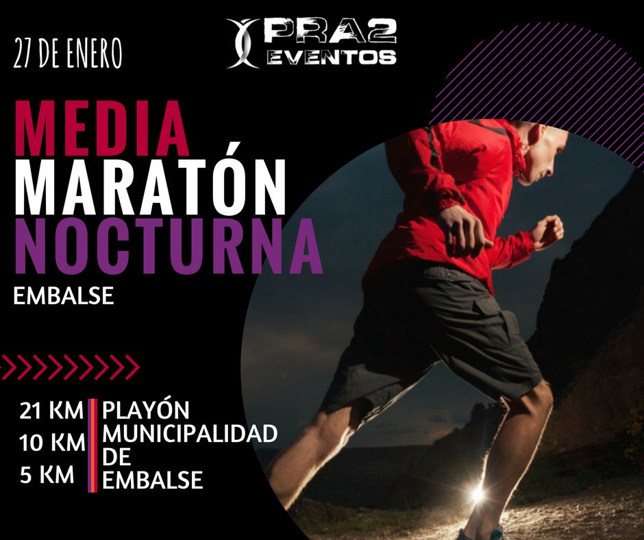 Keepsporting's tweet image. On 27th Jan through the night with the 'Media Maraton Nocturna' of Embalse de Calamuchita - Argentina: 21|10|5 K, sign up now &amp;gt;&amp;gt;&amp;gt; k-sp.in/SUFi