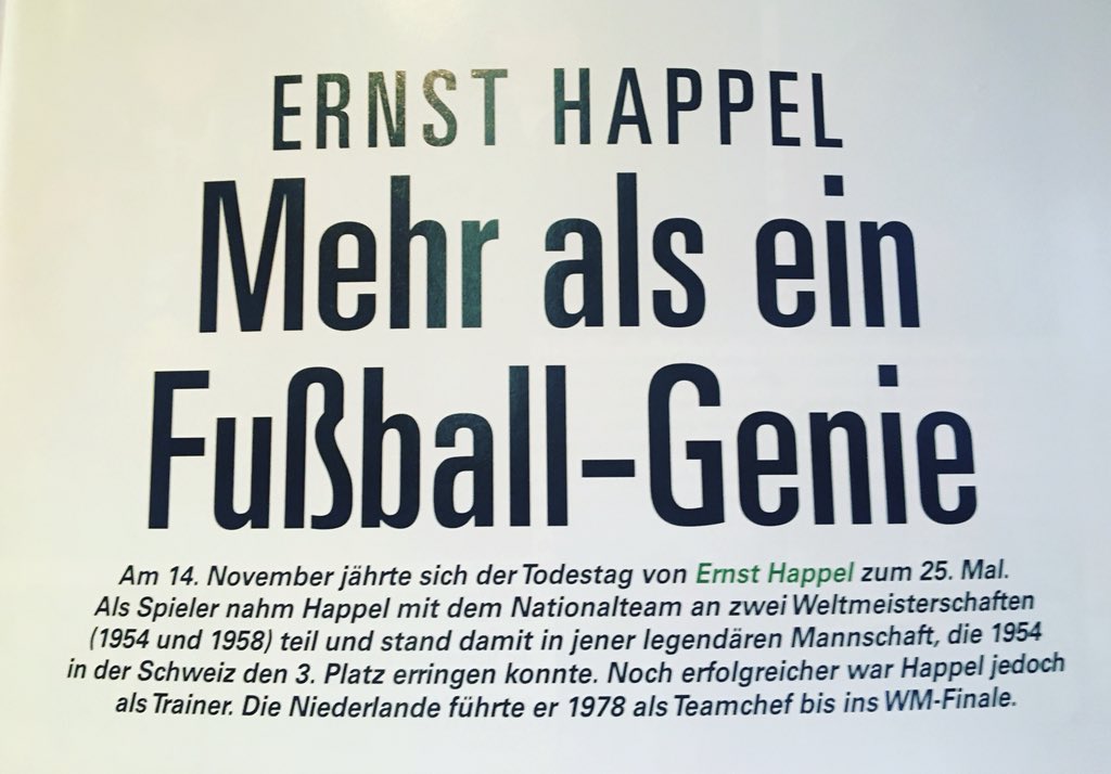 Danke an Hans Huber für die fantastische Story im letzten ÖFB-Corner <a href="/oefb1904/">ÖFB - oefb.at</a> <a href="/skrapid/">SK Rapid</a>