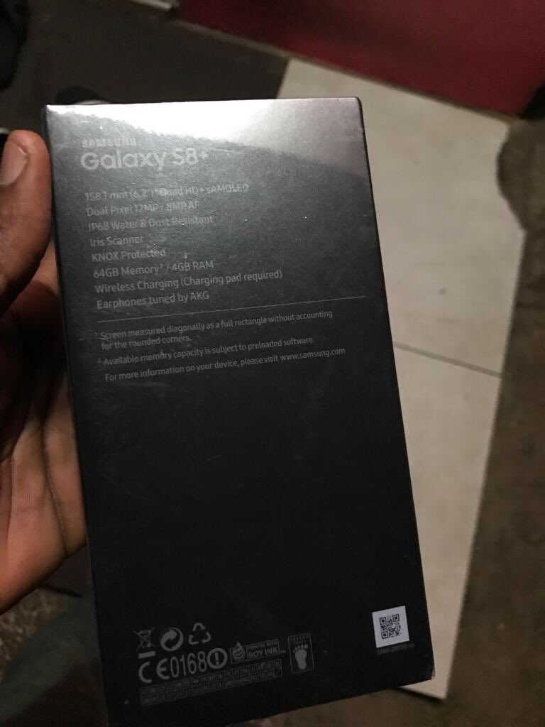 blackmarket_X's tweet photo. Samsung Galaxy S8+, 64gb, Ghc2500. 

Call/WhatsApp/iMessage :: +233500026522

#BlackMarketXpress https://t.co/EcVJDvp9C9