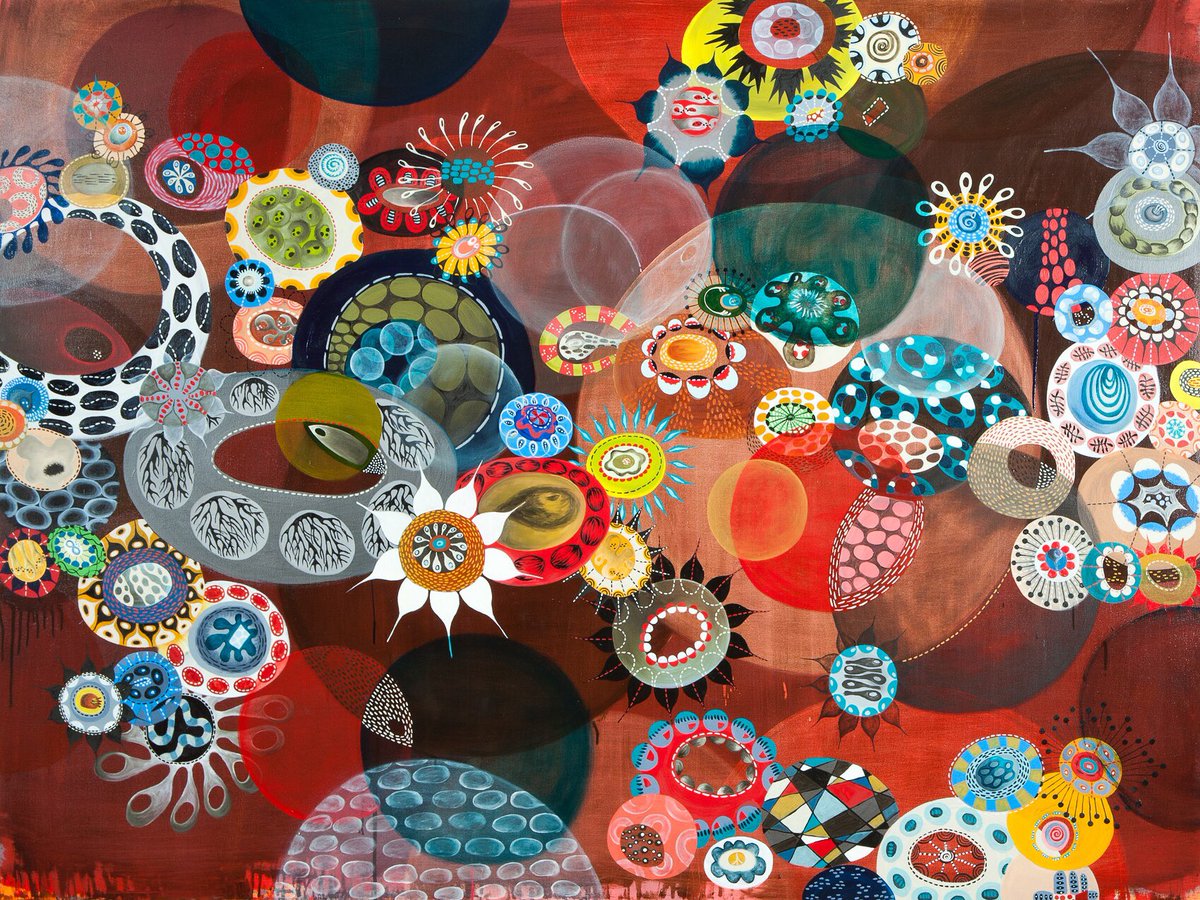 ArtemisArchive's tweet photo. Melinda Hackett, Forest Haunt, oil on canvas, 2012. #ContemporaryArt #abstractart https://t.co/u4Hkfc4wSm