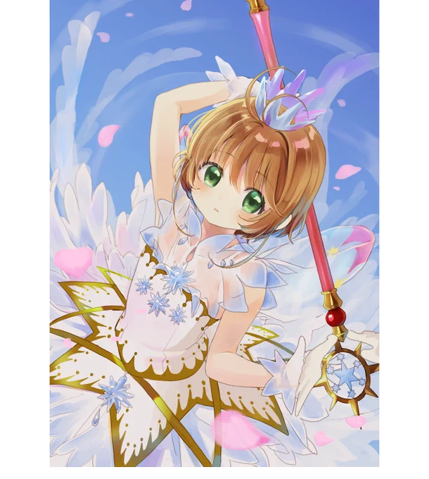 さくらちゃんのこの衣装キレイですき! 