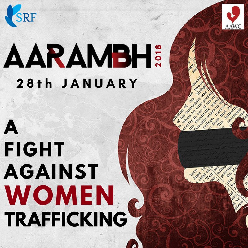 teamsrf's tweet photo. Join us in our fight to raise awareness against Women Trafficking as we collaborate with AAWC for Aarambh’18 at Taj Lands Ends, Bandstand, Bandra. 
We are part of the movement to end women trafficking, are you ?

#DreamBelieveAchieve
#Aarambh18 #RunForHumanity #TeamSRF https://t.co/cpjqRJkmou