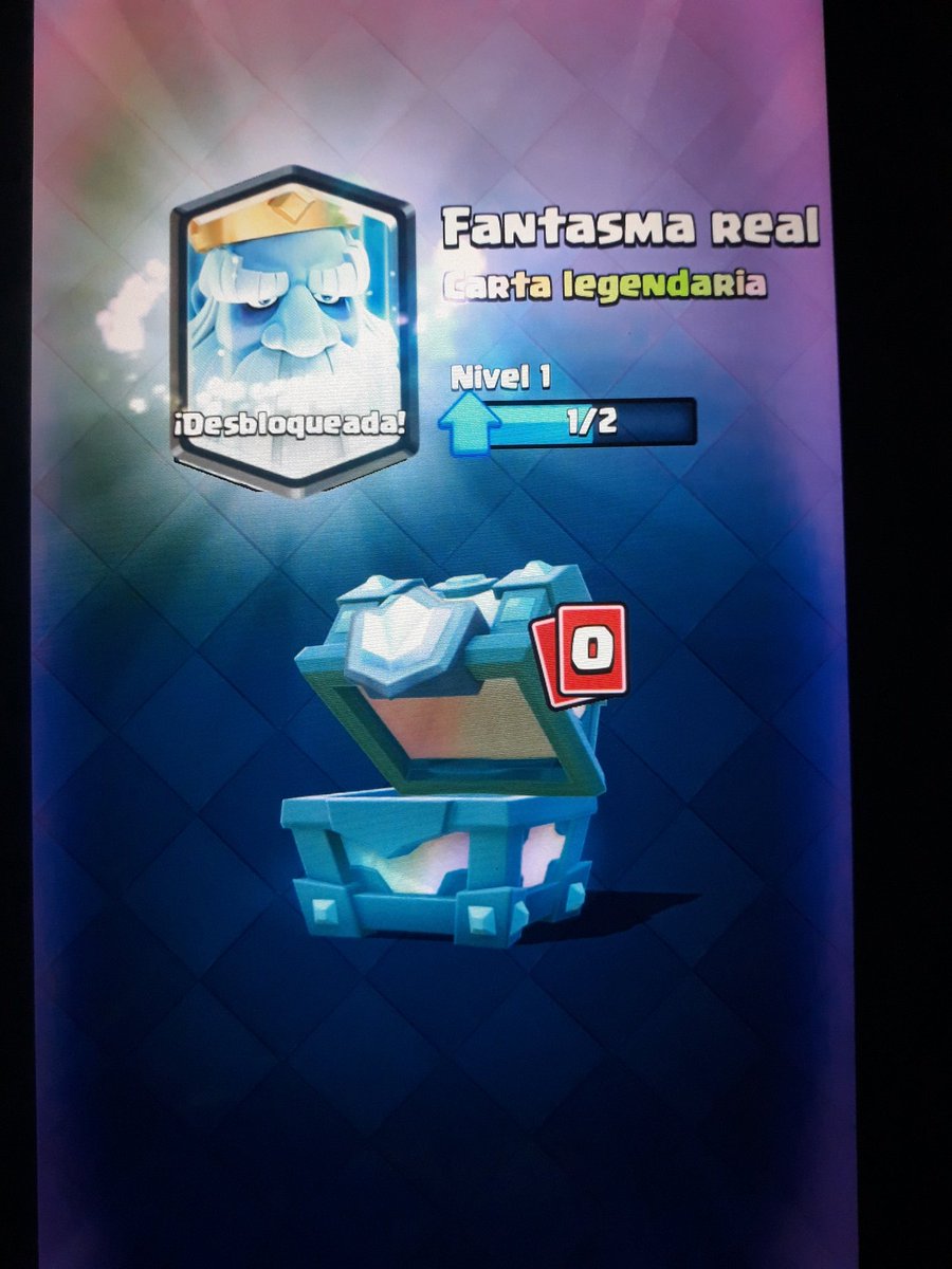 IdoDeOlla's tweet photo. Levantarse x la mañana y abrir el legendario y pumm! 😍#BuenDomingo #TocaProbarlo #ClashRoyale #FantasmaReal https://t.co/wKI8dvCgyT