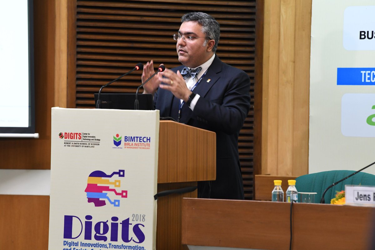 BIMTECHNoida's tweet photo. #DIGITS2018 #PaperPresentation
Glimpses of the Academic Paper Presentation that was held yesterday and in progress today at DIGITS 2018 event that is being organized by Robert H. Smith School of Business, University of Maryland and BIMTECH on 13th and 14th January, 2018 1/2 https://t.co/XPdOUKSFLL