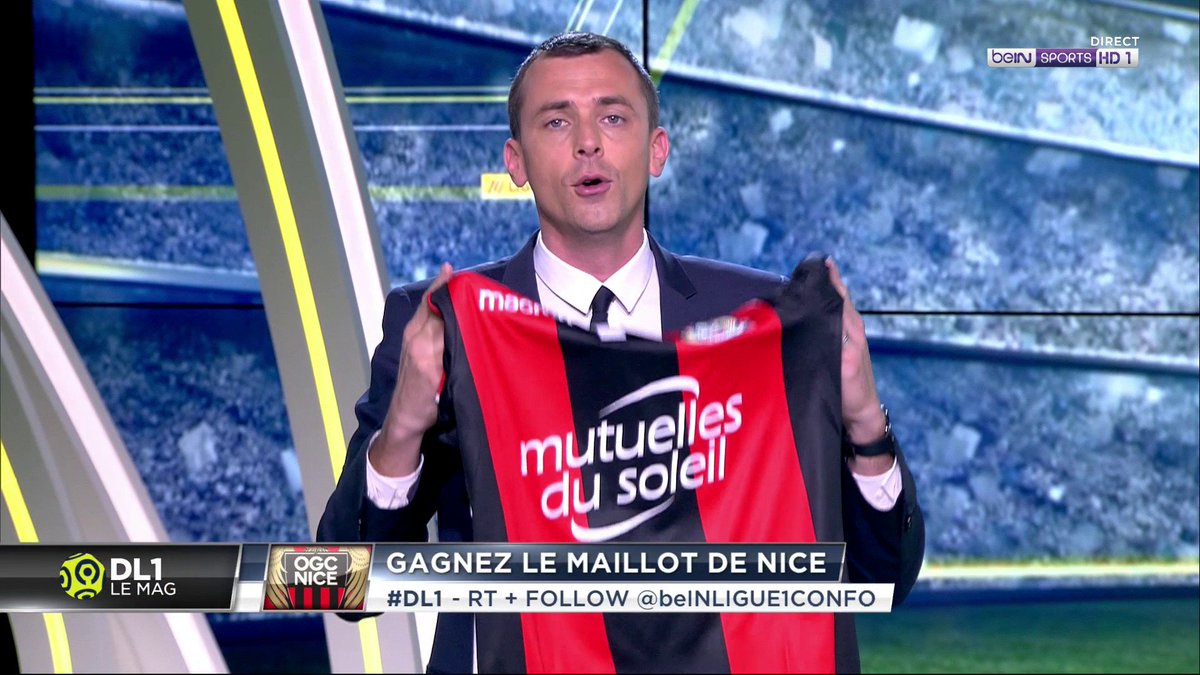 beINLigue1Confo's tweet photo. RT ce message pour tenter de gagner ce maillot de Nice 
> Follow @beinLigue1Confo pour jouer
#DL1 https://t.co/chDKwodjR7