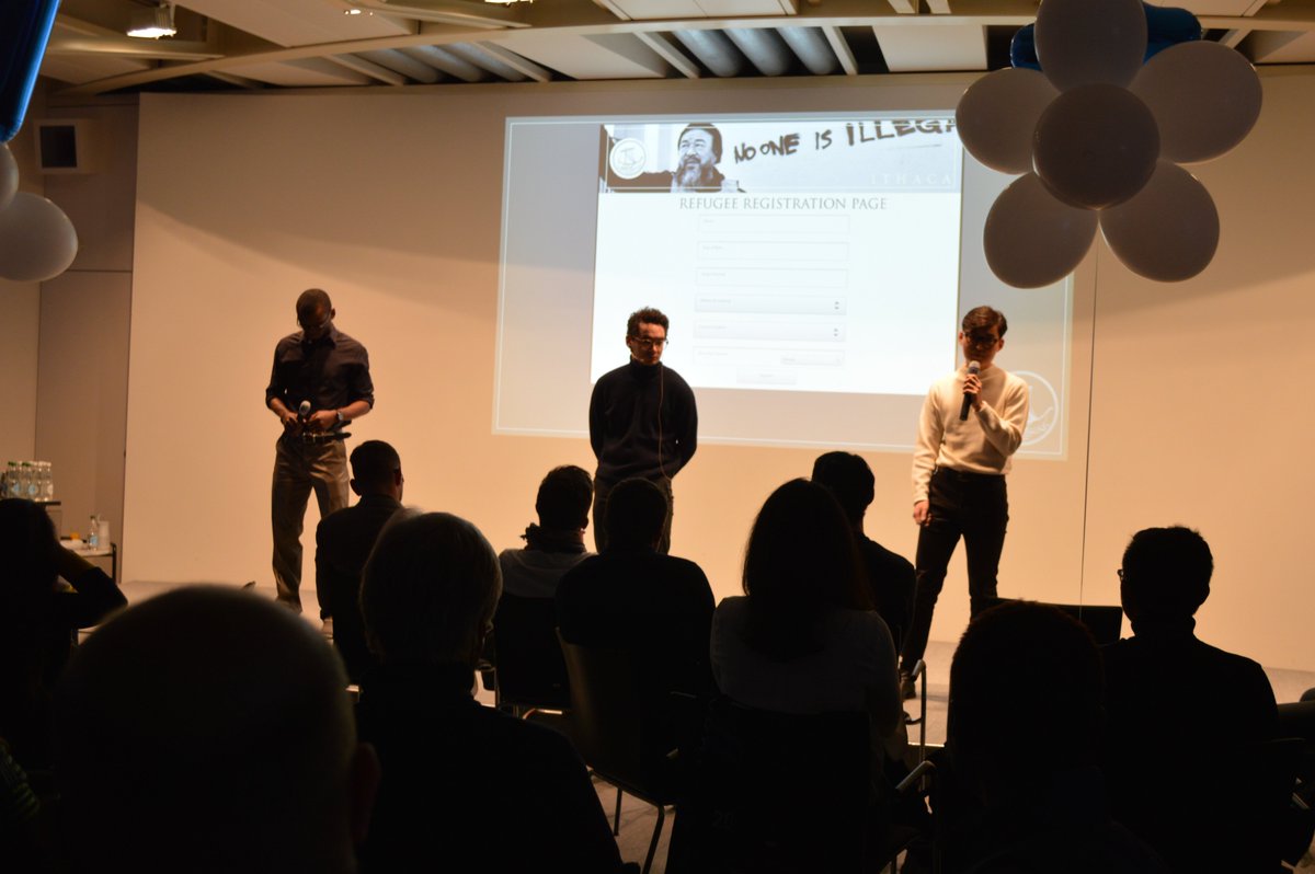 LawWithoutWalls's tweet photo. The #LWOW2017 winning team showing this years students how it's done. @IthacaNGO, selected for @AllenOvery's elite Fuse program for #LegalTech startups, is one of the most critically acclaimed LWOW projects of all time. A true masterclass for this years students! #LWOW2018 https://t.co/UEW0oI7k4s