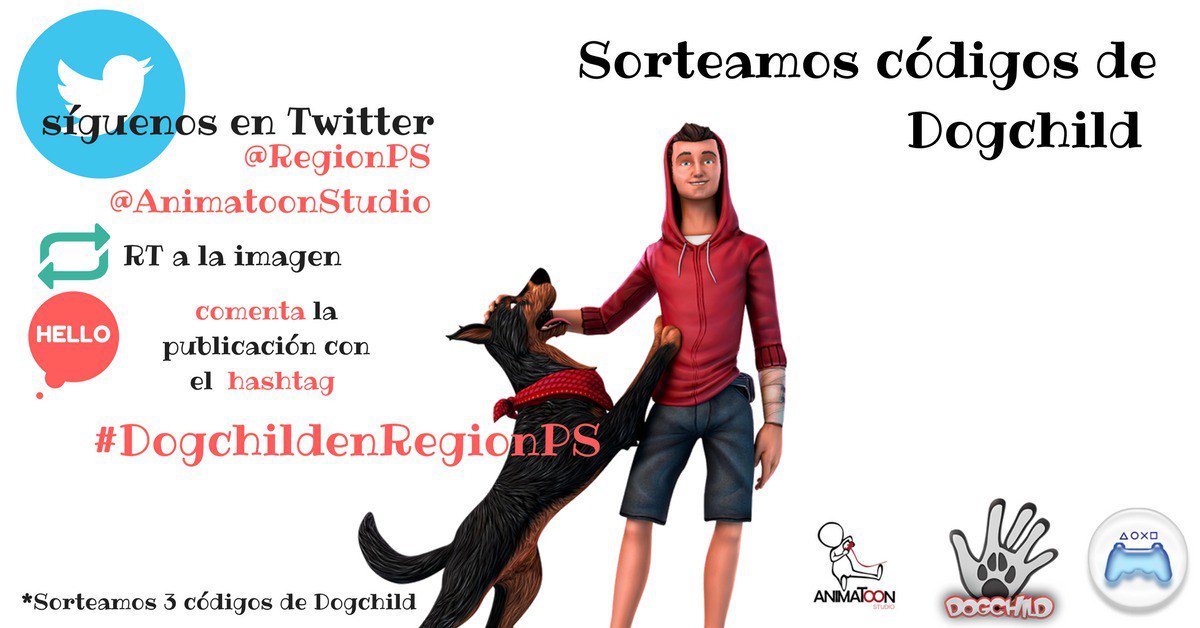 RegionPS's tweet photo. ¡Sorteamos 3 códigos de #DOGCHILD para PlayStation 4! - https://t.co/RptHUEjRiW - #AnimatoonStudio #Concurso #Ps4 https://t.co/p6Vk1KPMIa
