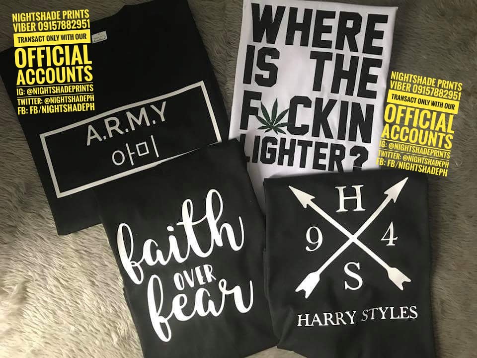 woniefinds's tweet image. 3rd giveaway!!! 1 shirt!!
✔FOLLOW US @nightshadeph
✔RETWEET
✔TAG YOUR FRIENDS
✔250 RTs = Winner will be announced

#giveaway #lany #panda #bts #army